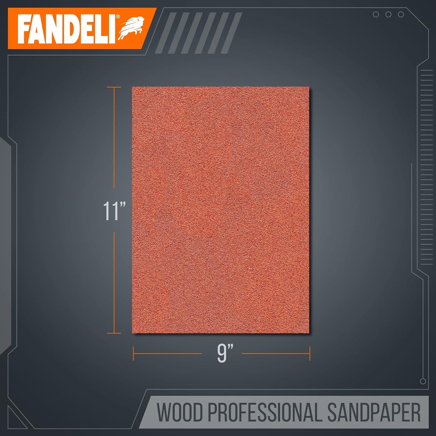 Papel lija madera 220 25 hojas 9x11pulg lijadora orbital
