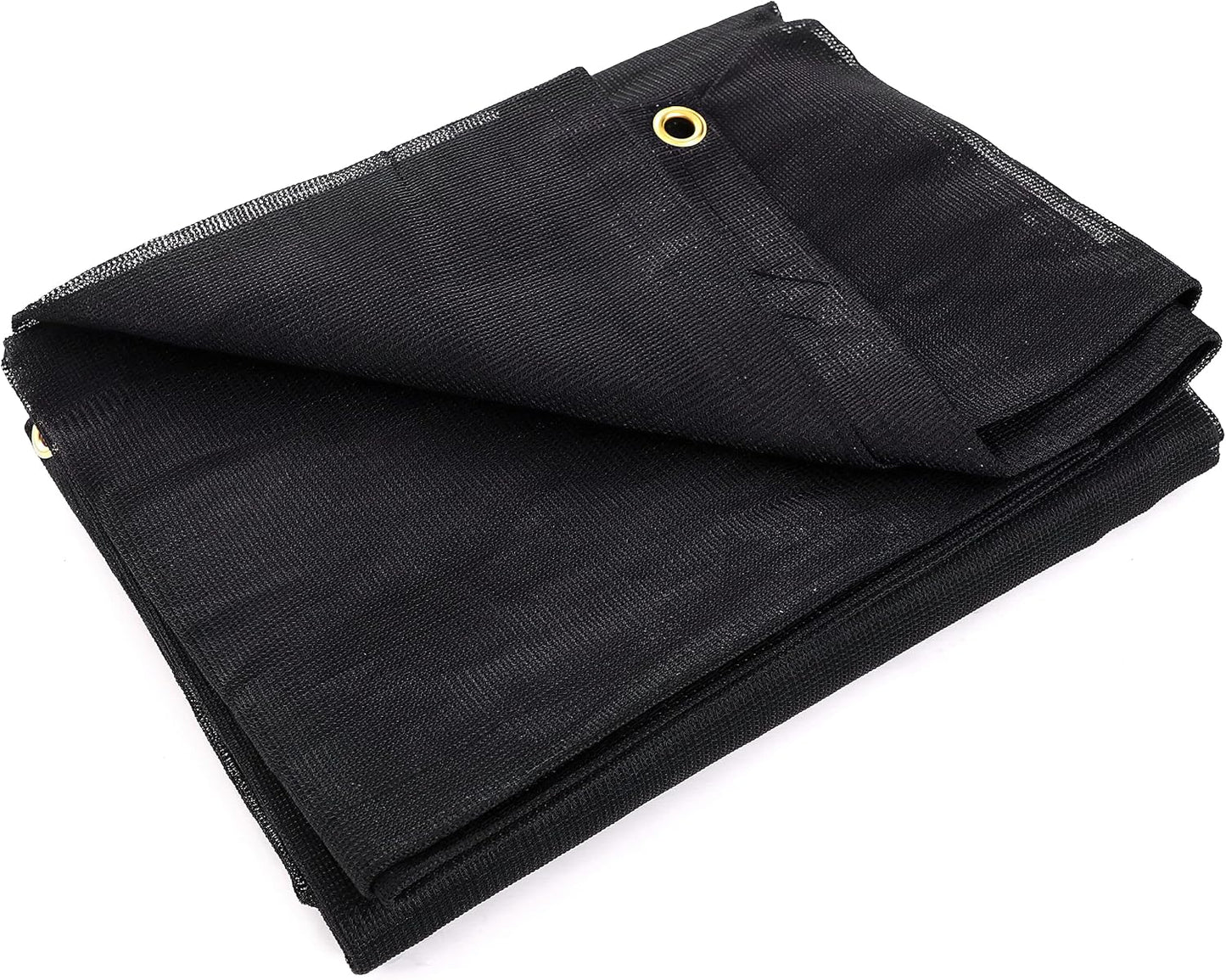 Lona malla negra resistente 8x10ft 6.5oz