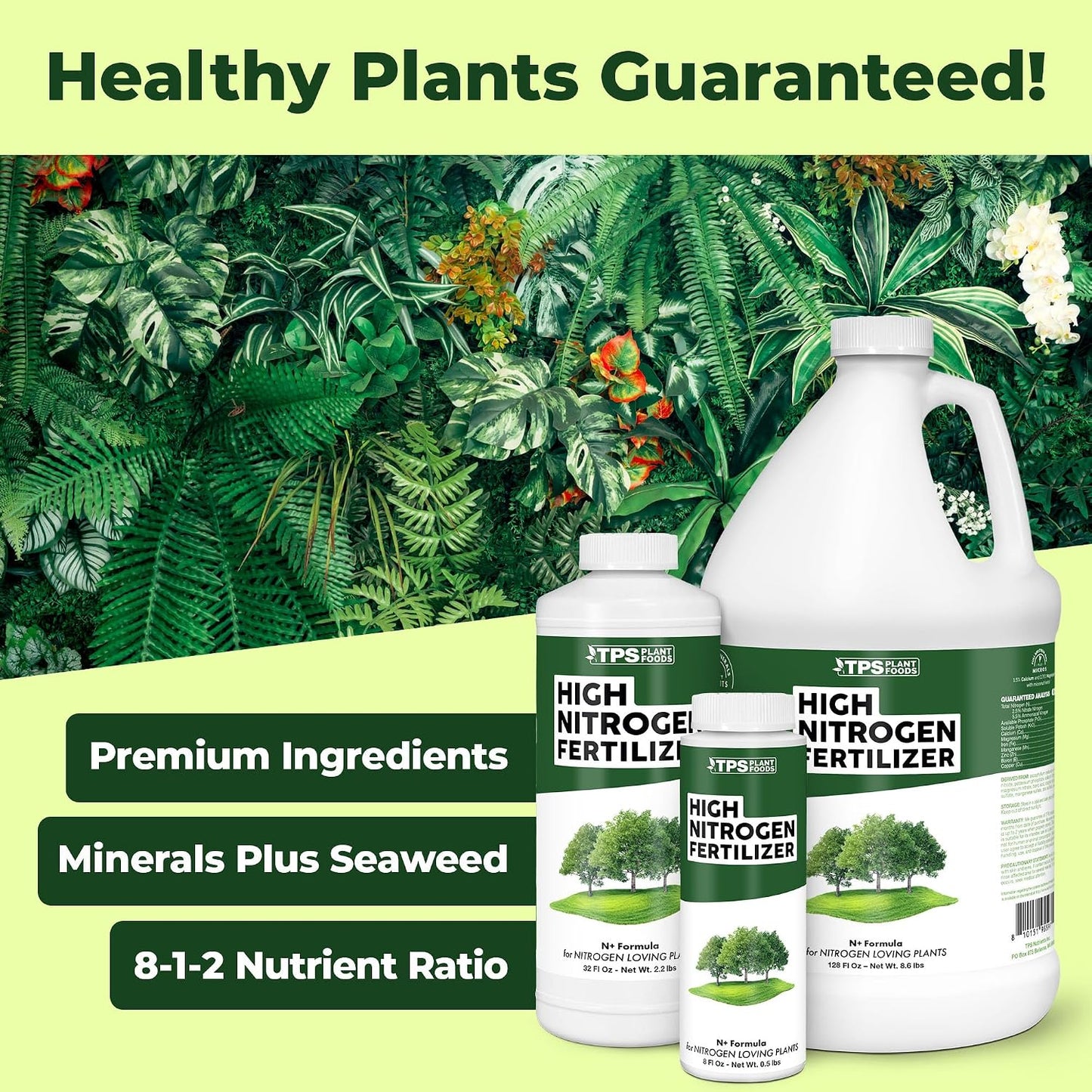 Fertilizante alto nitrógeno para plantas 8.5oz