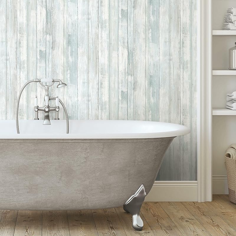 Papel pintado azul y gris desgastado para pegar