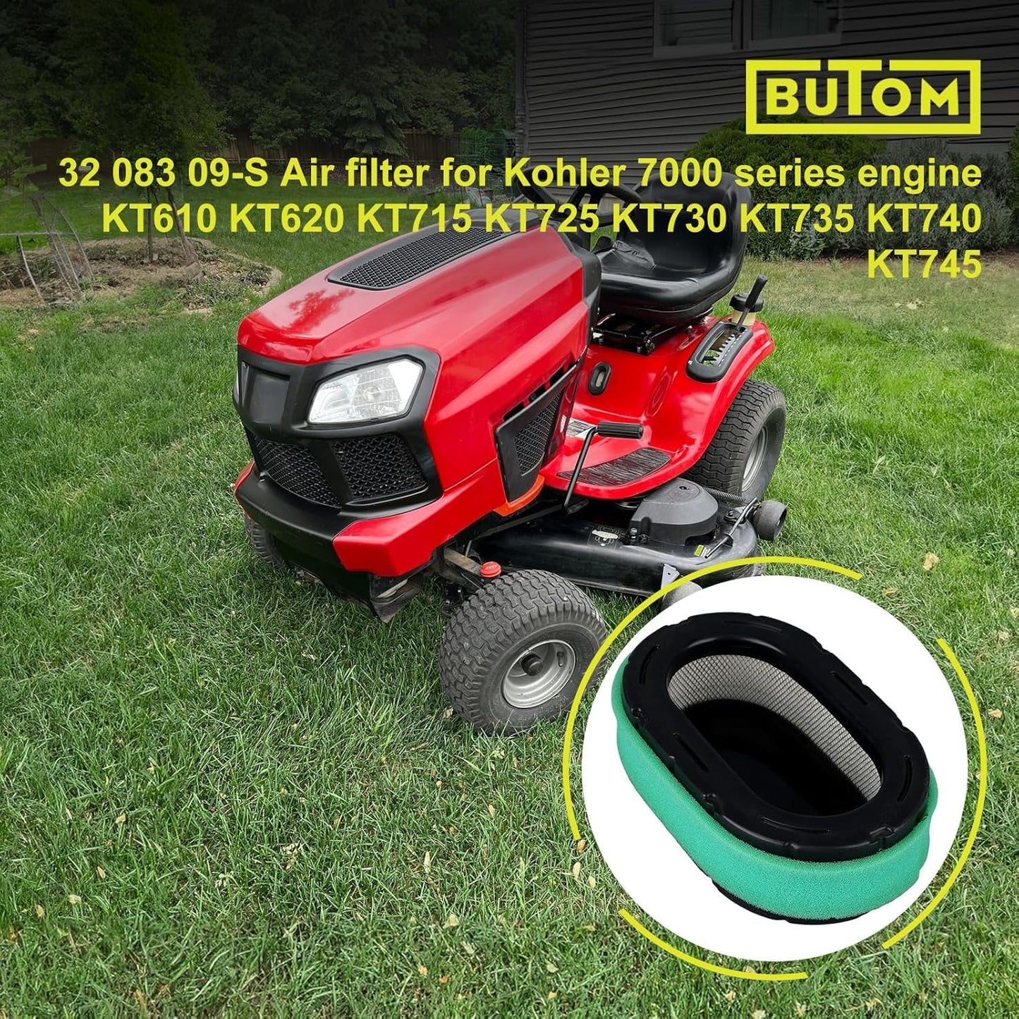Kit cambio aceite filtro aire Cub Cadet XT1 LT46 ZT1