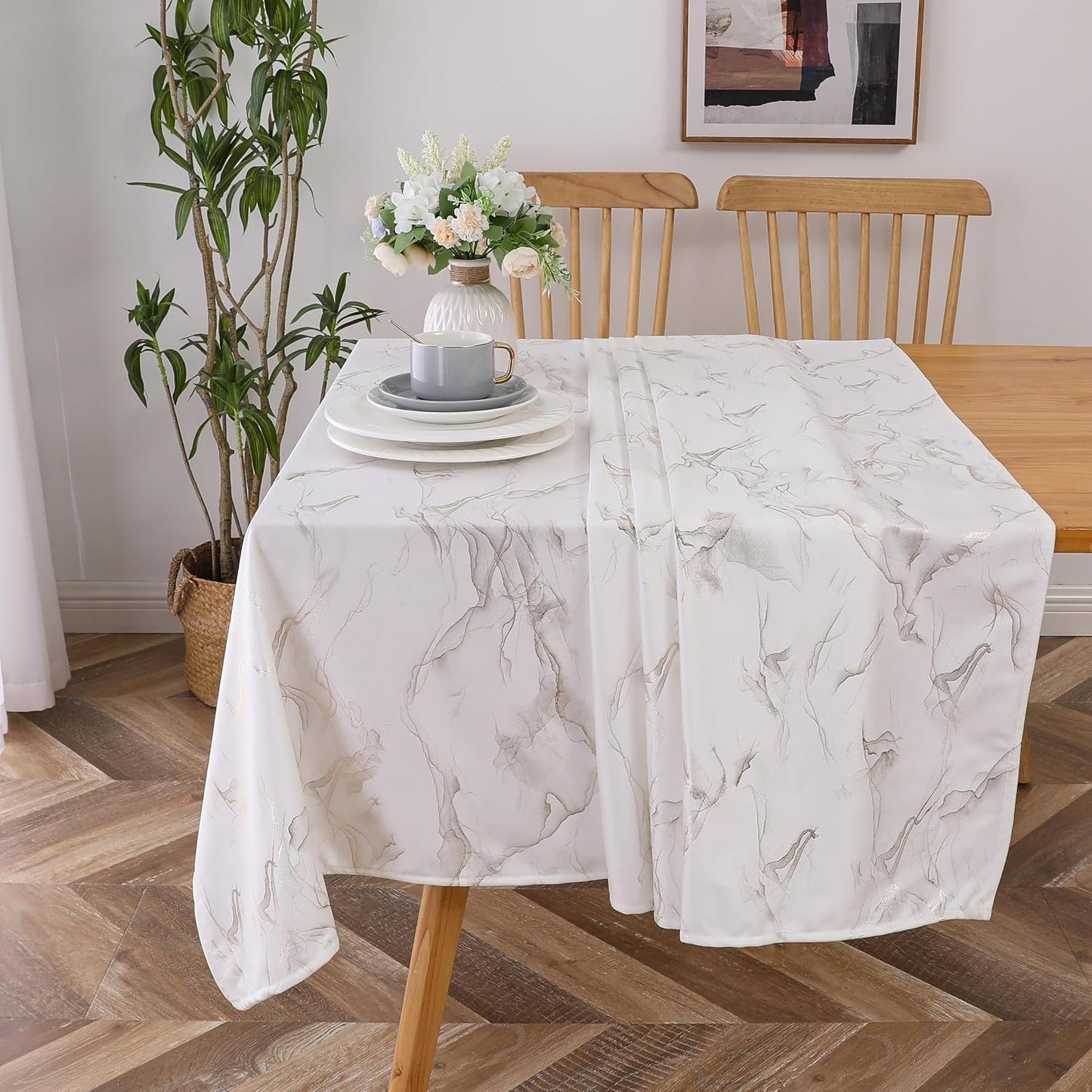 Mantel terciopelo rectangular lavable 70/144 stormy