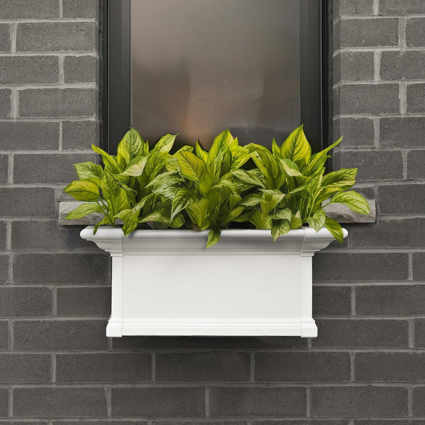 Jardinera para ventana 2ft color blanco