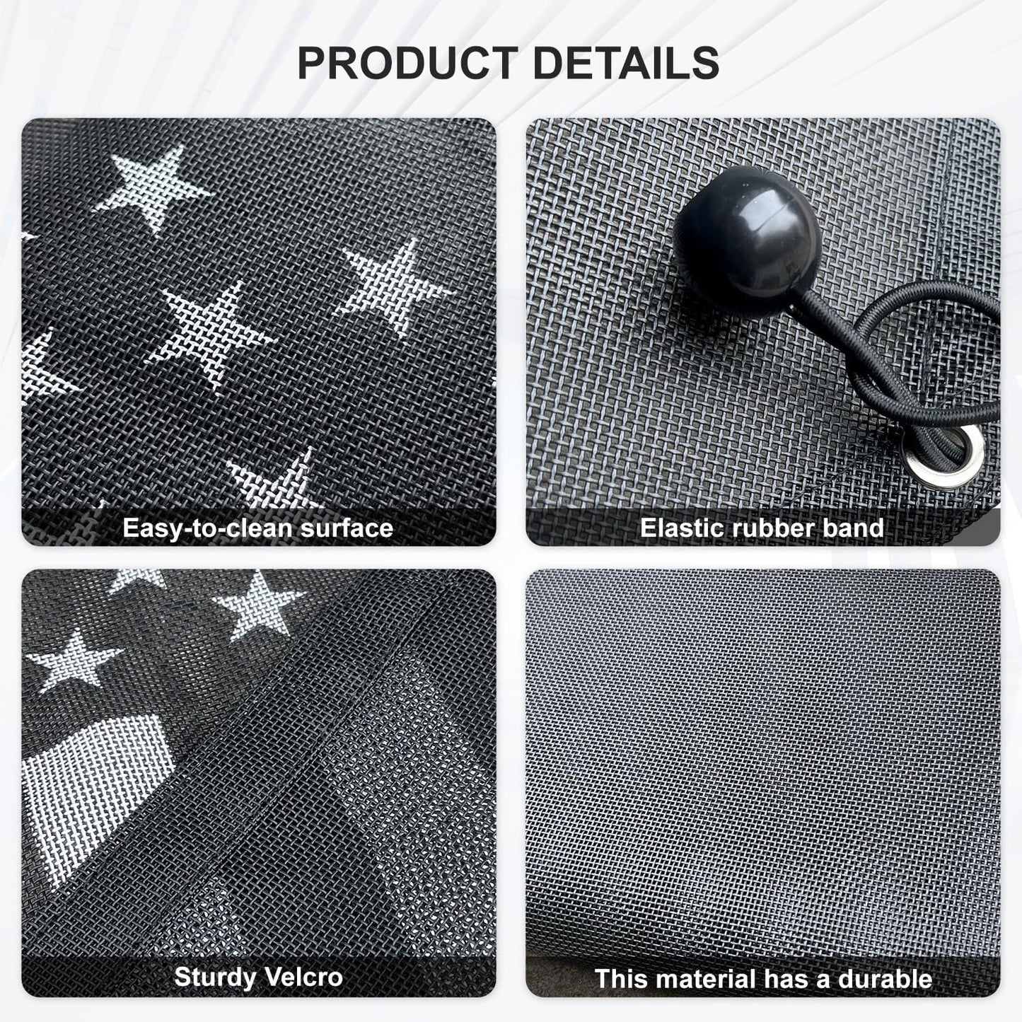 Parasol malla Jeep JK Unlimited 07-18 4 puertas negro