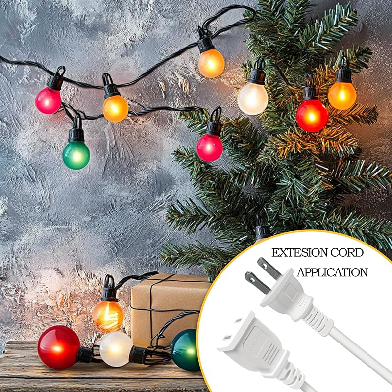 Cable extensión 6ft 5A enchufe polarizado luces