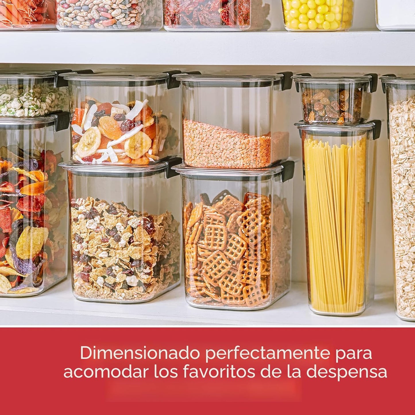4 Set 8 Recipientes Alimentos Sin BPA Herméticos