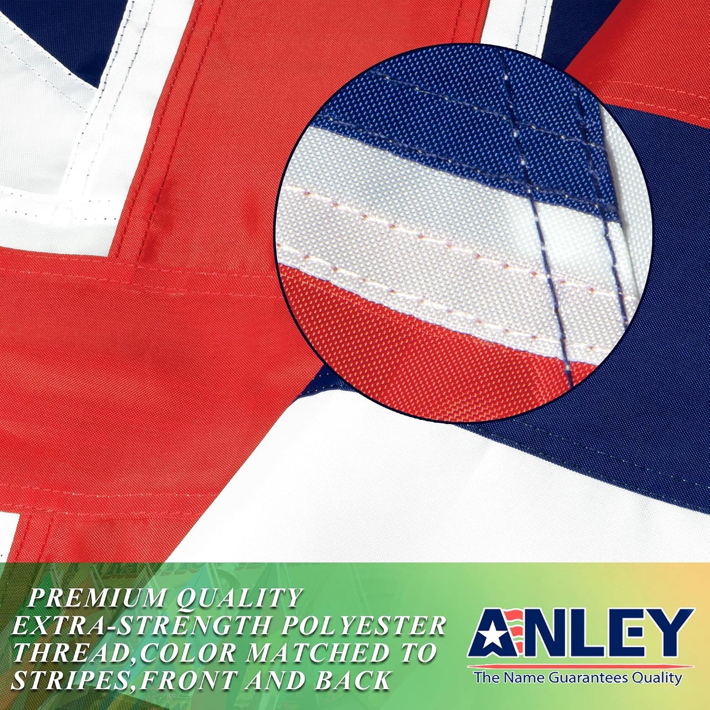 Bandera Hawái HI 3x5ft lona bordada con ojales latón
