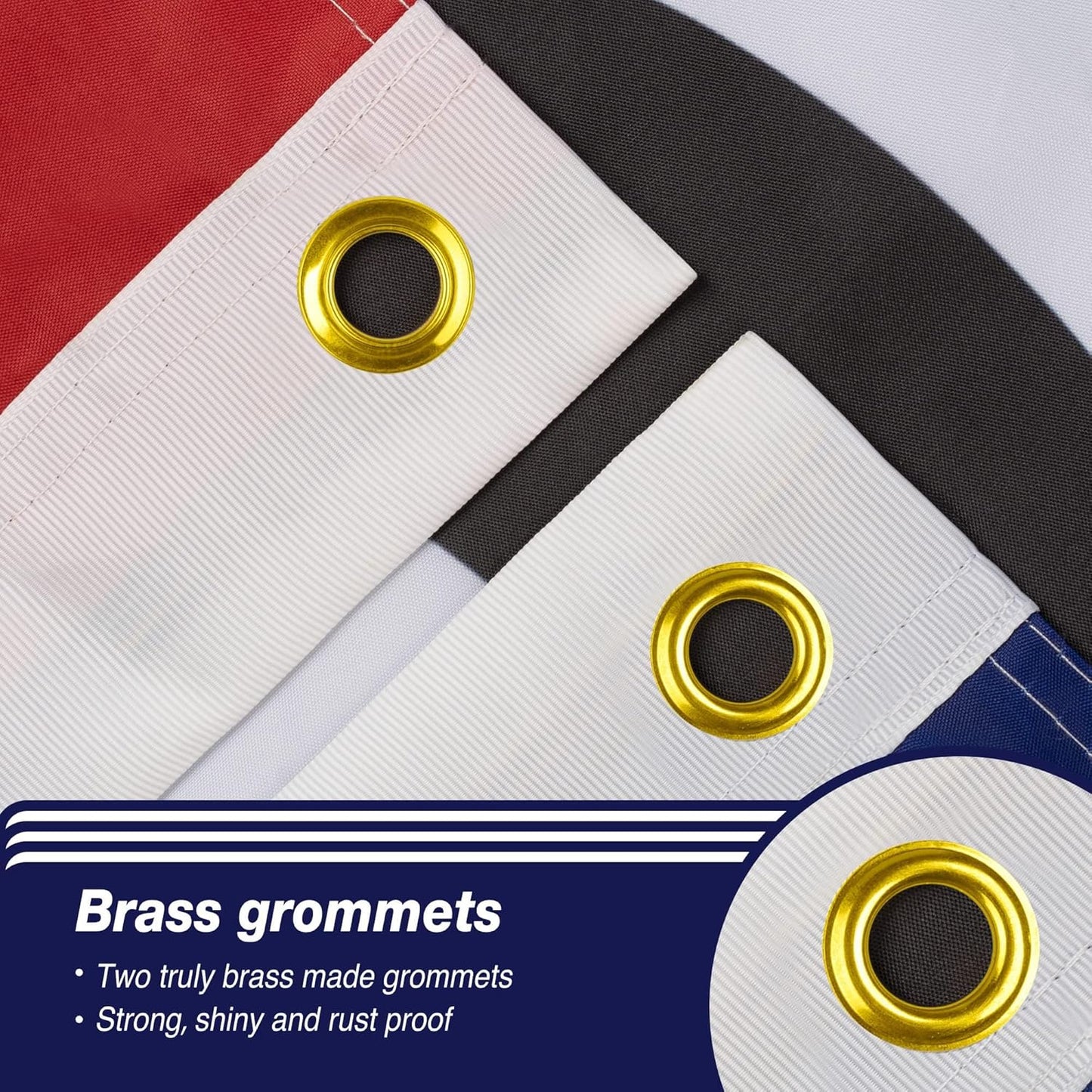 Bandera exterior doble cara 3x5ft 100% poliéster