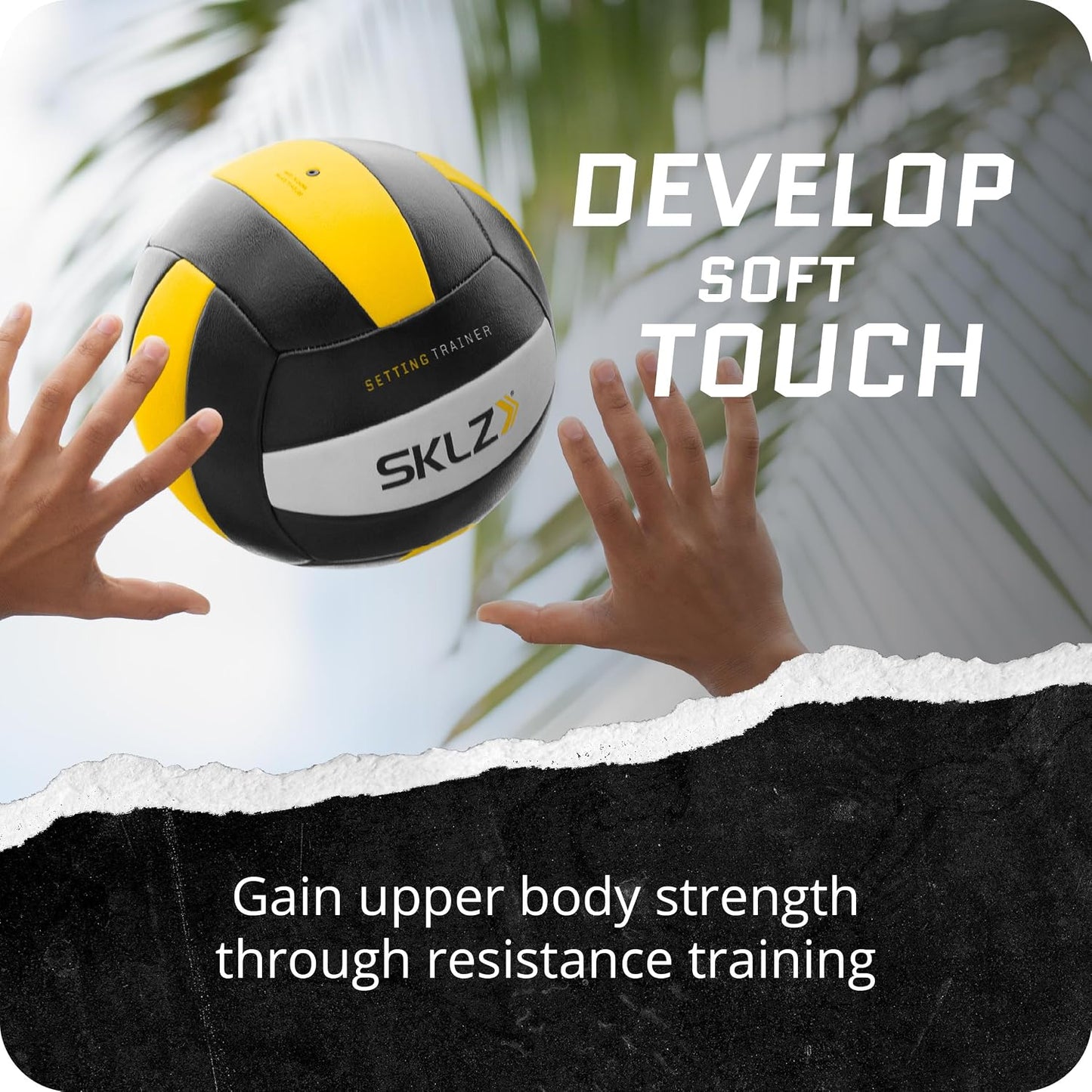 Entrenador ajustable voleibol pelota ponderada