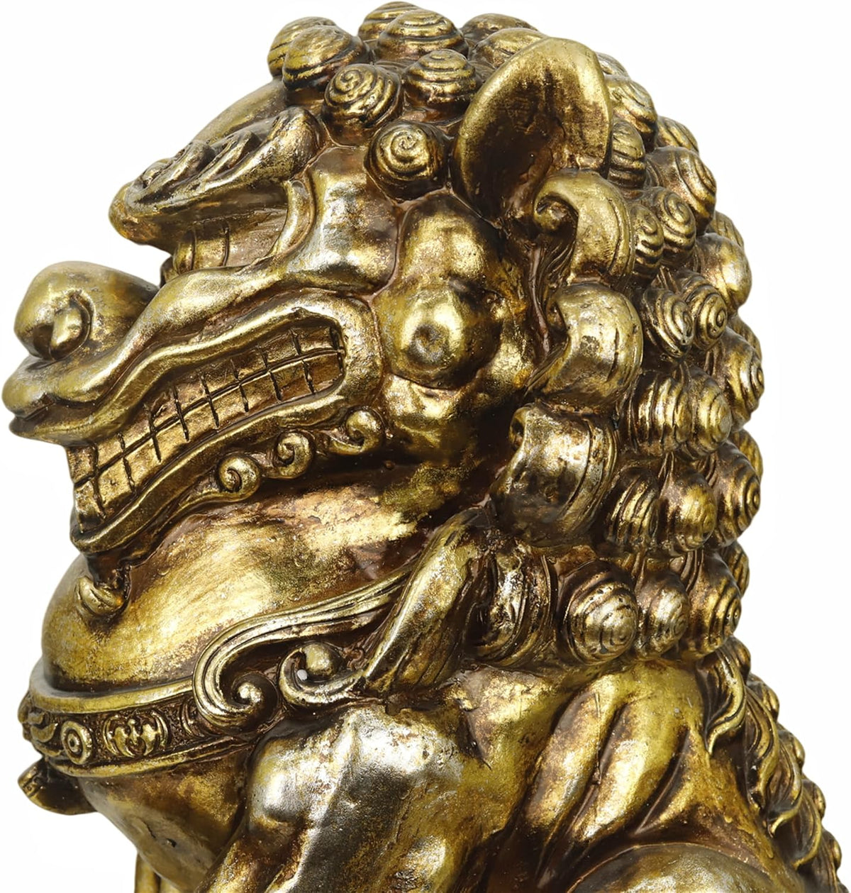 Escultura león resina Feng Shui decoración hogar