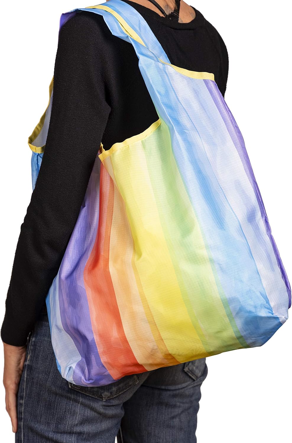 Bolsas reutilizables con asas grandes para comestibles