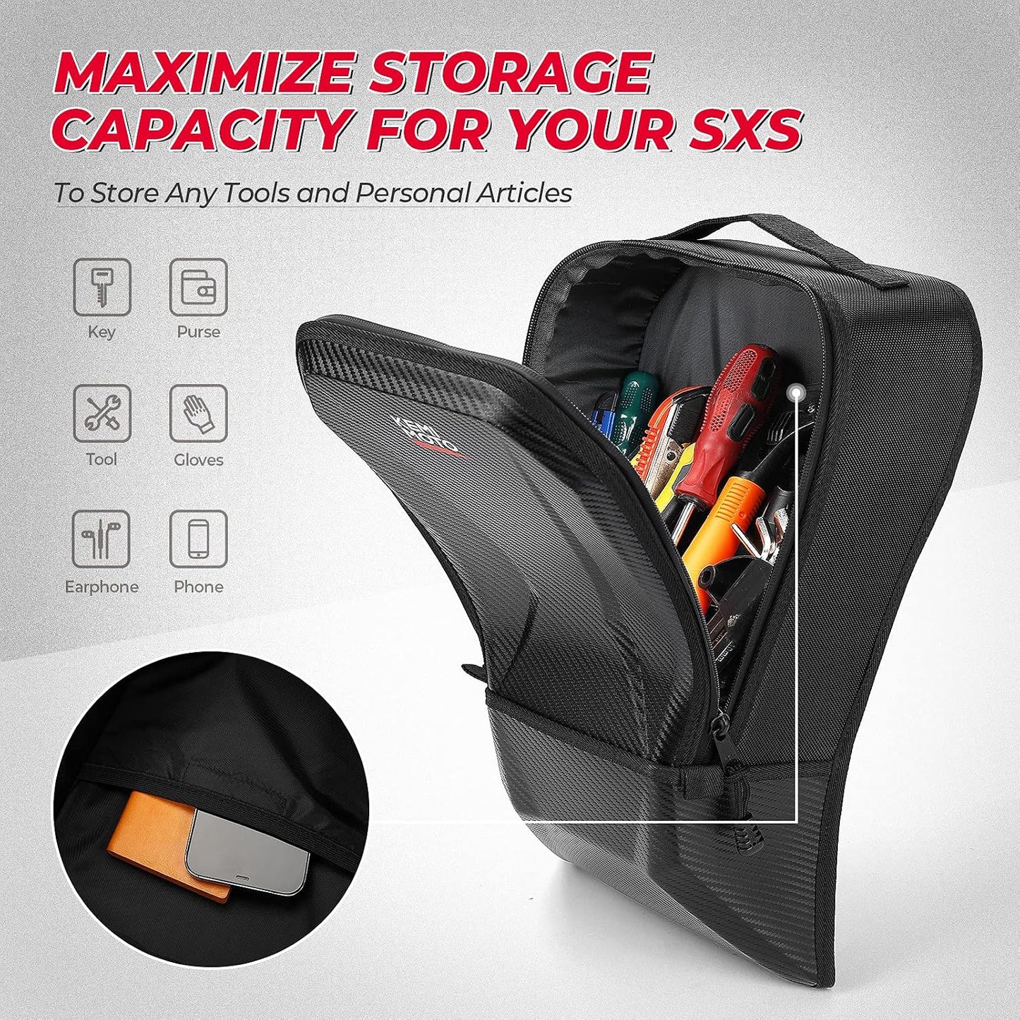 Bolsa X3 para consola central Can Am Maverick X3