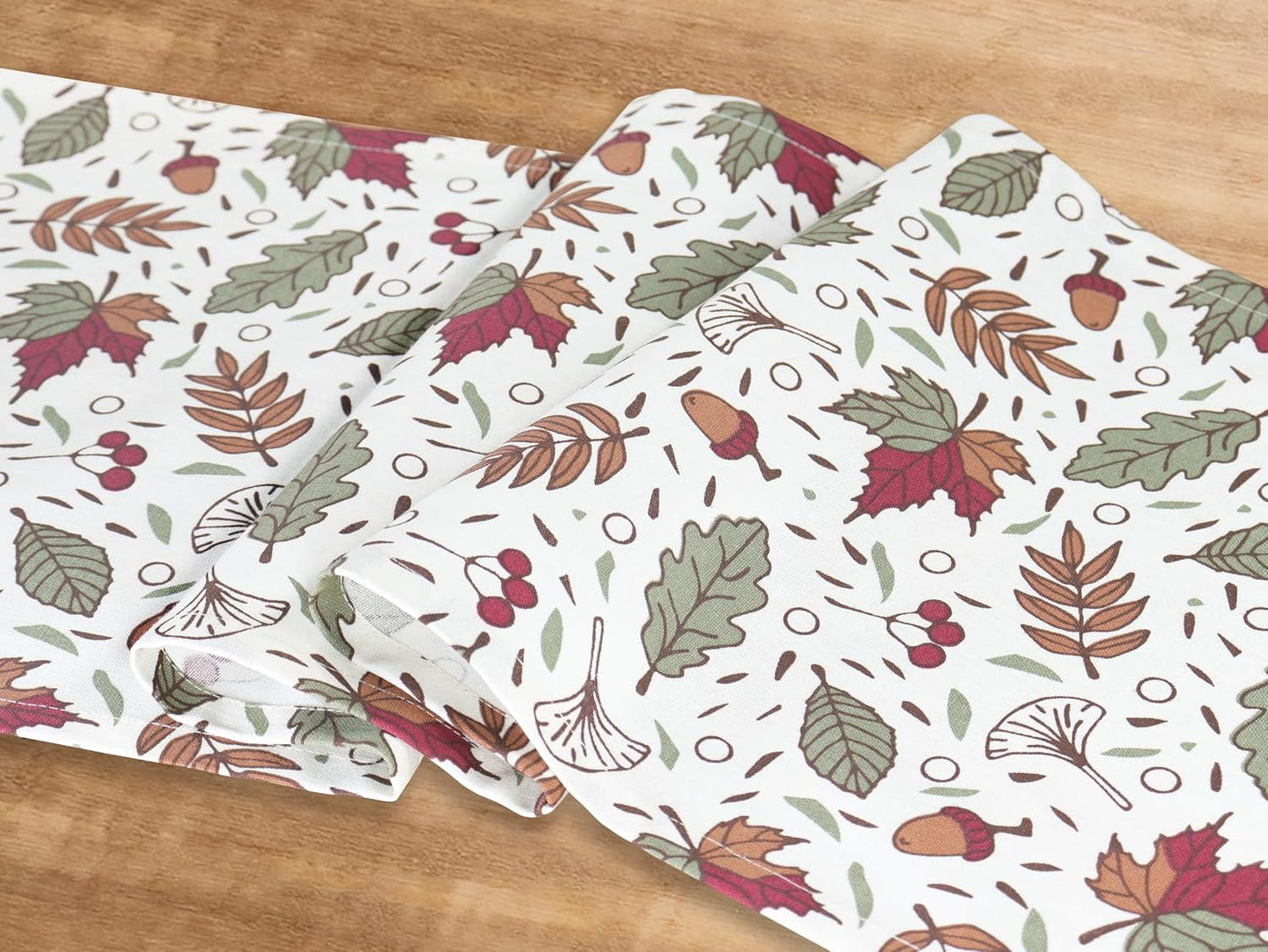 Centro mesa otoño hojas decoración cocina comedor sienna sage