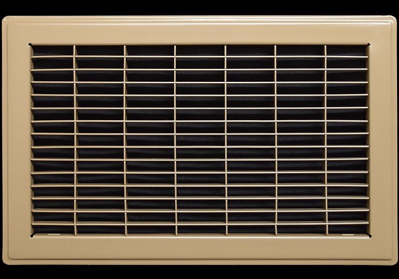 Rejilla piso transitable 8x16" cuchillas fijas marrón
