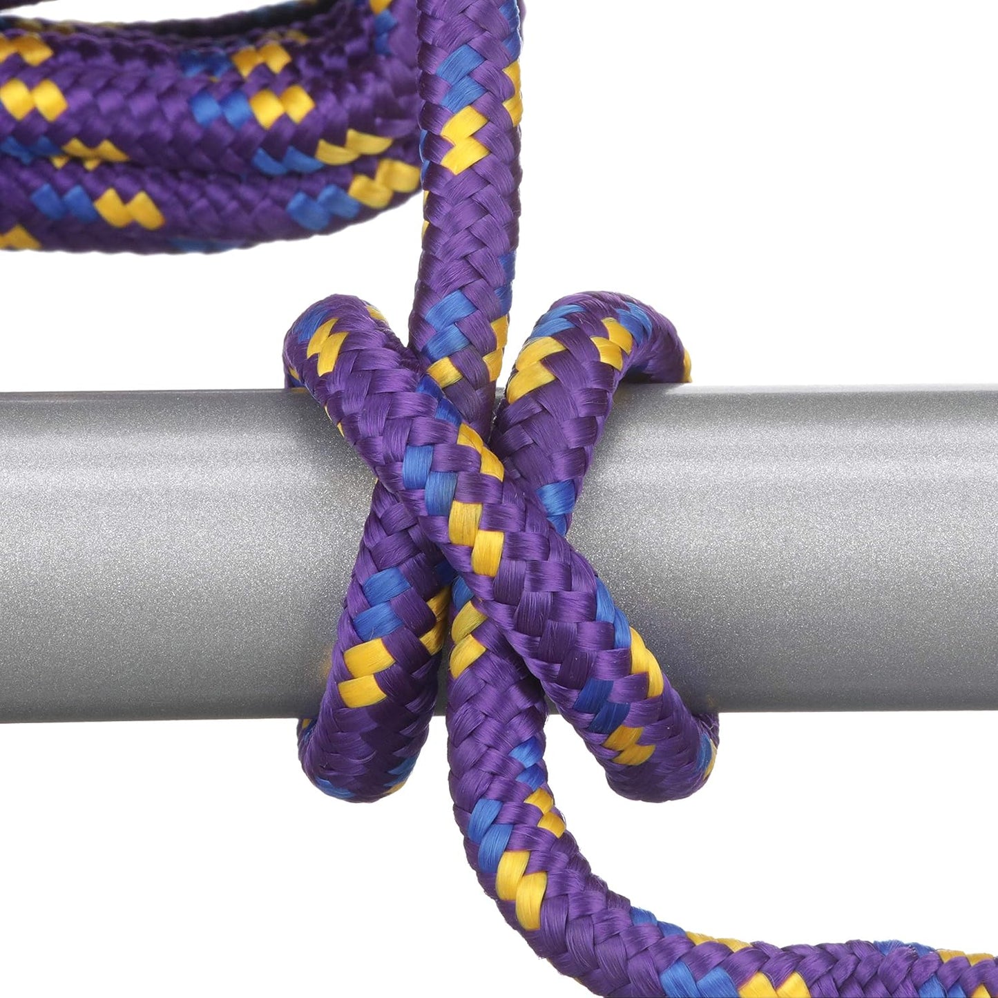 Cordón utilidad marina trenzado diamante neón