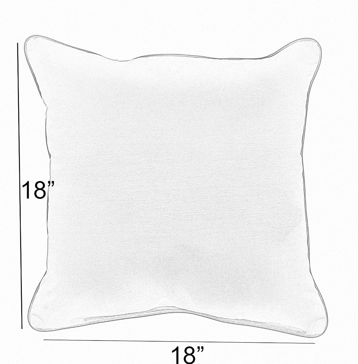 Almohadas Sunbrella 18x18" interiores exteriores Dolce Oasis