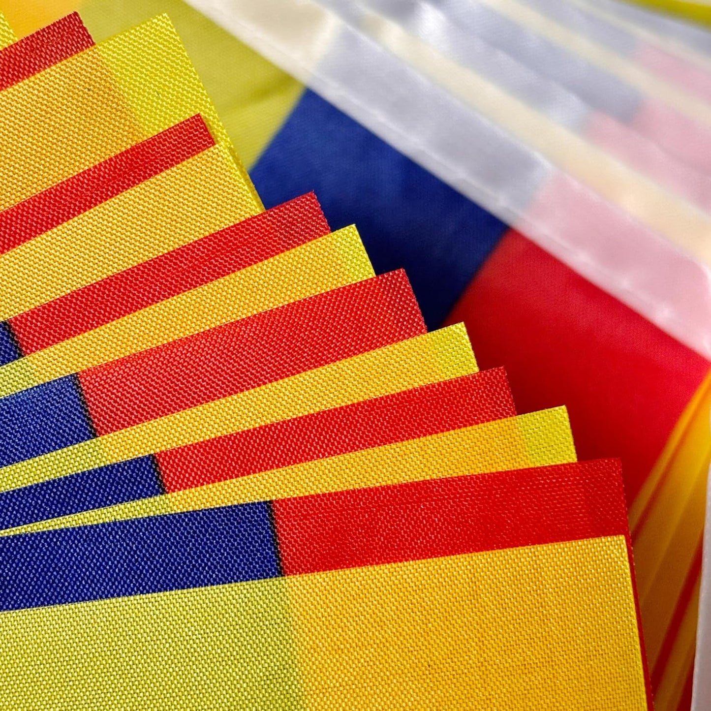 2 Banderas Colombia 60ft Colgantes Decorativas