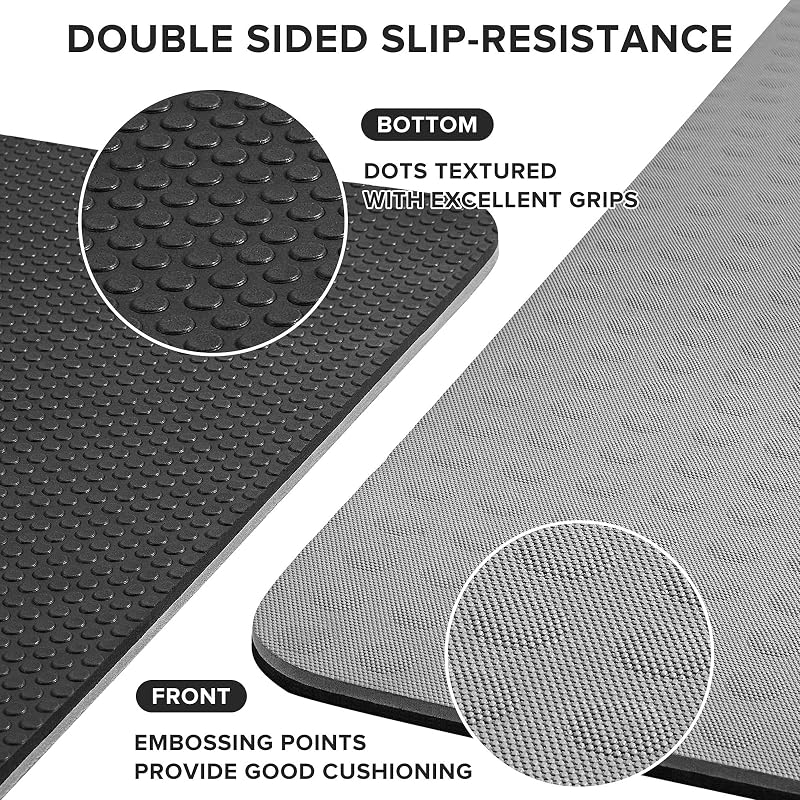 Tapete yoga TPE 2/5pulg antiderrap con correa
