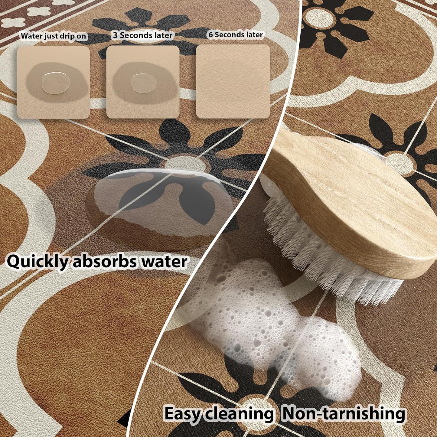 Tapete baño secado rápido antiderrap ducha bañera