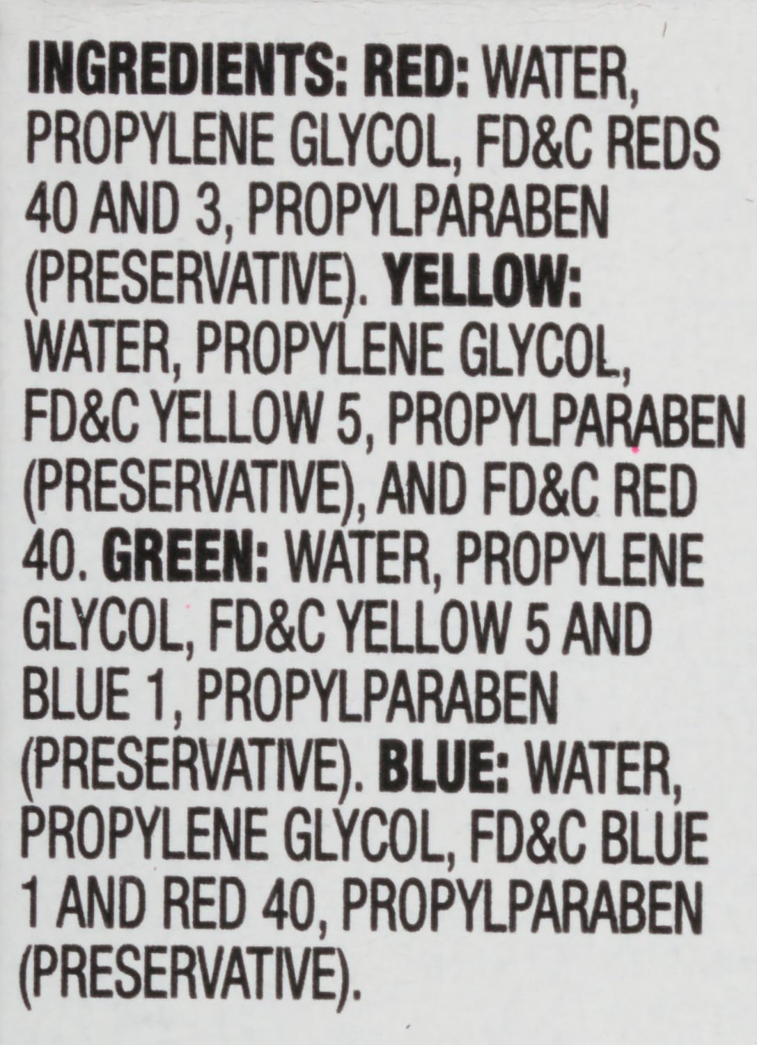 Surtido colores alimentarios tinte huevos 1oz