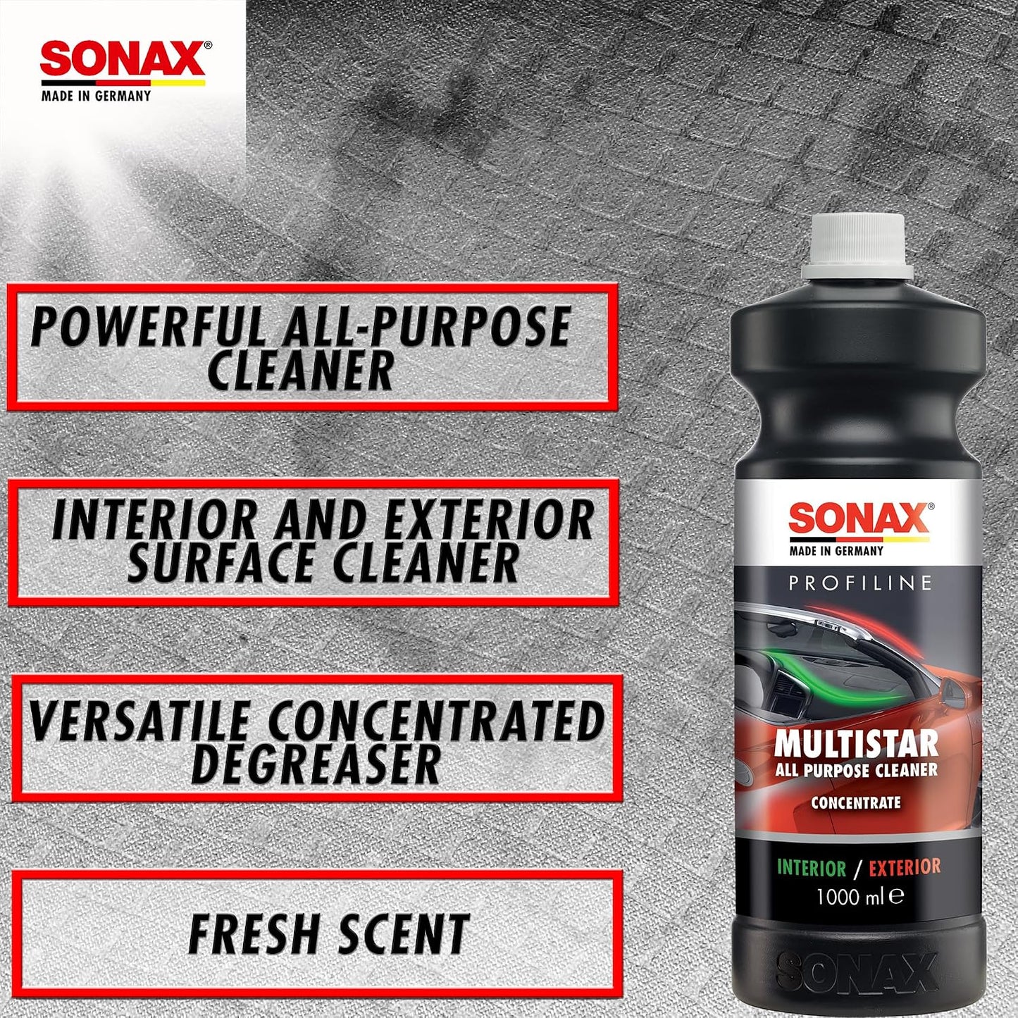 Limpiador multiusos potente para interior y exterior