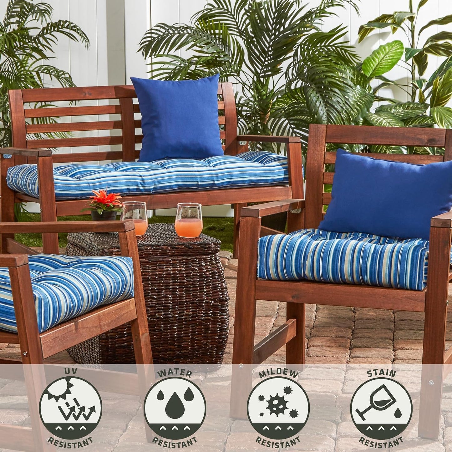 Cojín decorativo para sala de estar con relleno de espuma