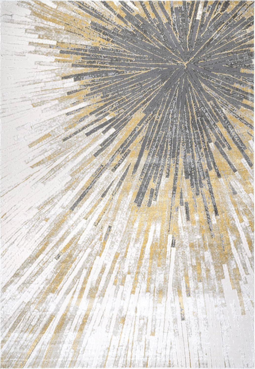 Alfombra dormitorio 6'7x9' poliéster resistente manchas
