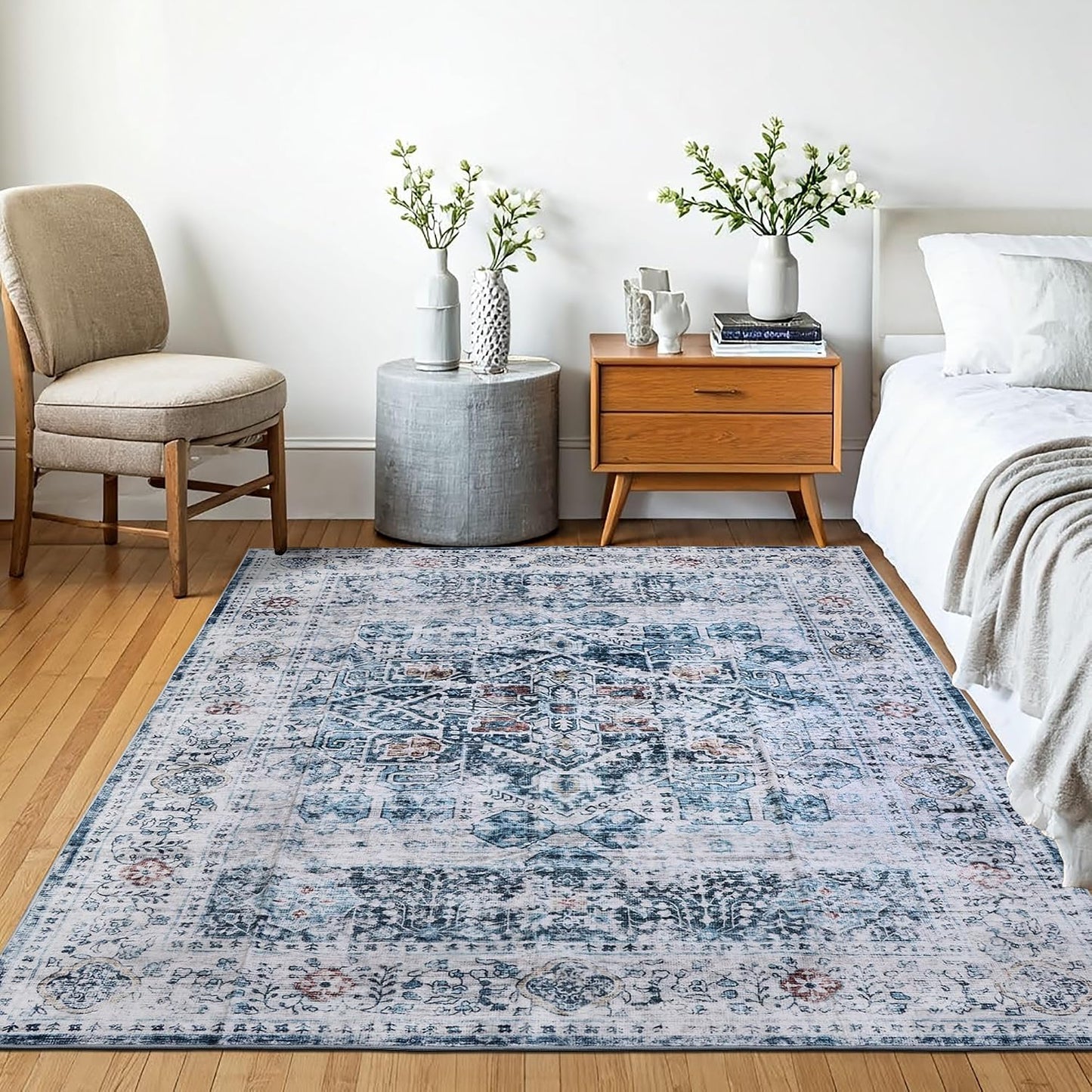 Alfombra antiderrap lavable dormitorio sala 3x5ft