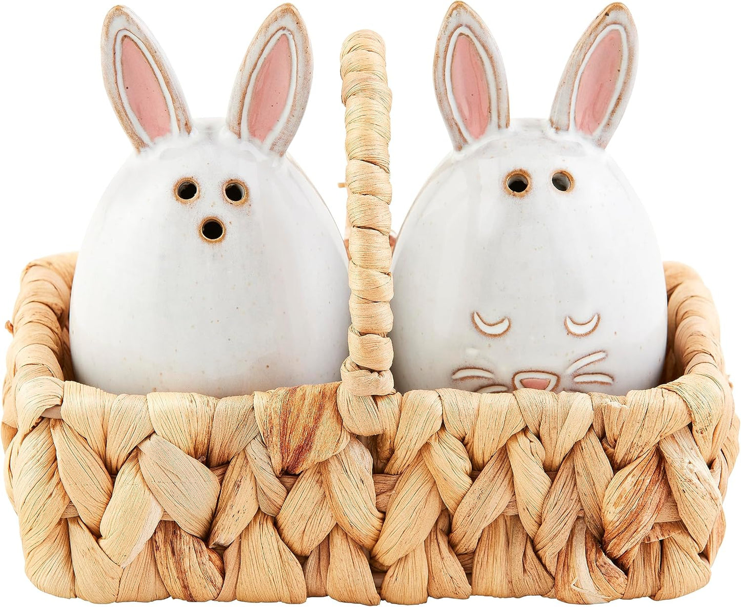 Juego sal y pimienta conejo 2x3.5 pulg