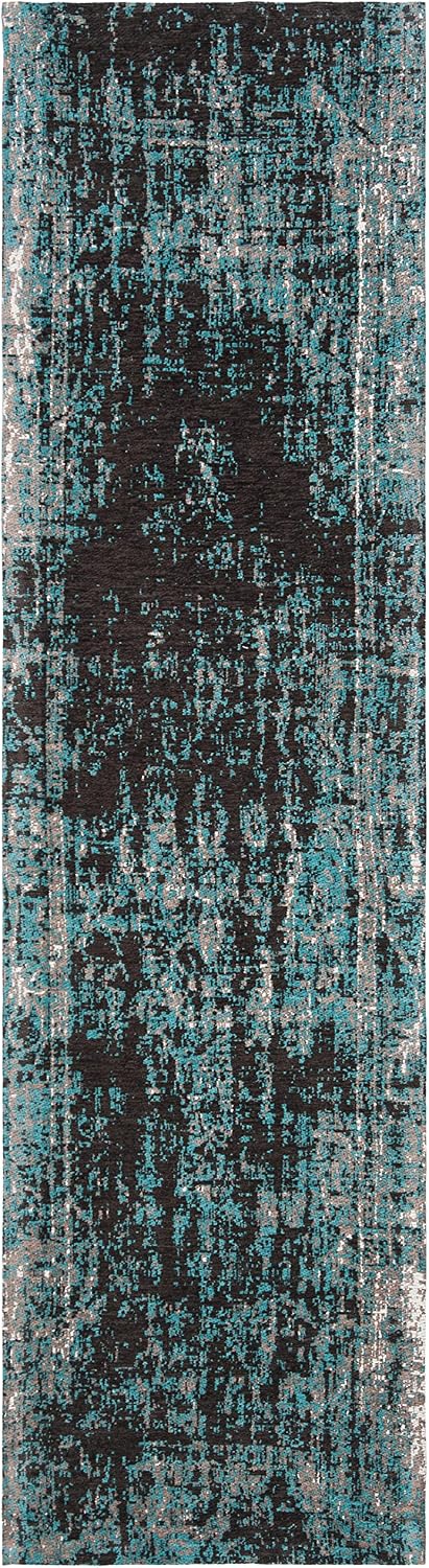 Alfombra pasillo 2'3"x8' diseño envejecido sala de estar