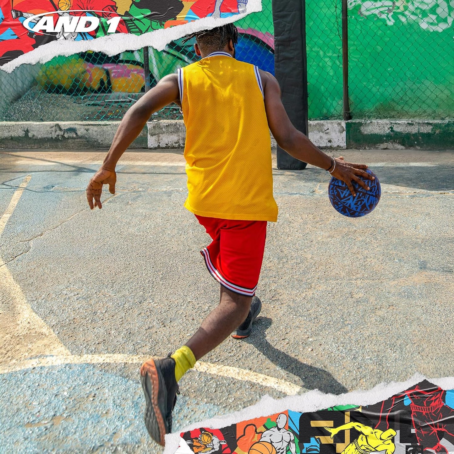 Balón basquetbol reglamento 7 29.5pulg goma Deep Channel