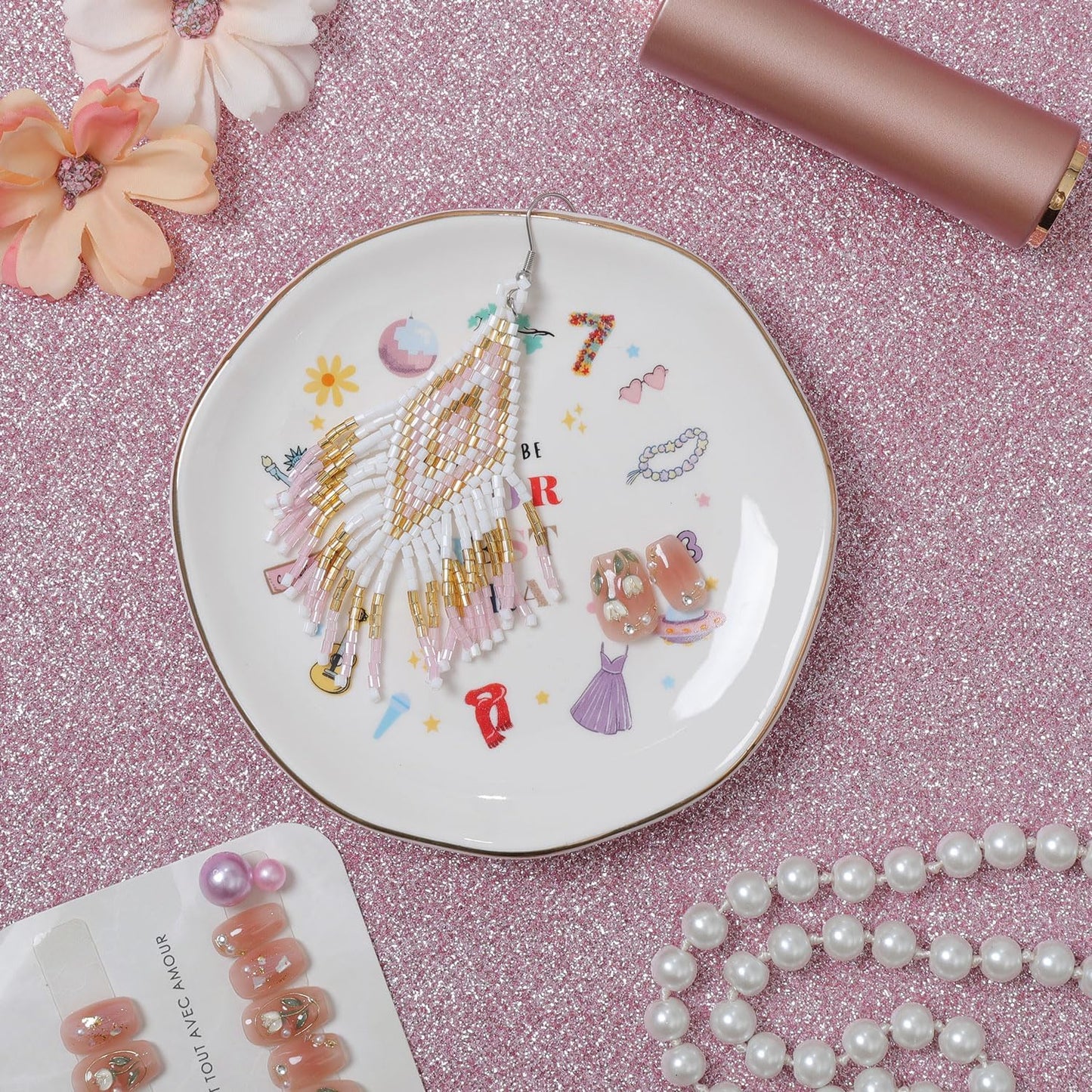 Bandeja joyería regalo cumpleaños navidad niñas mujeres