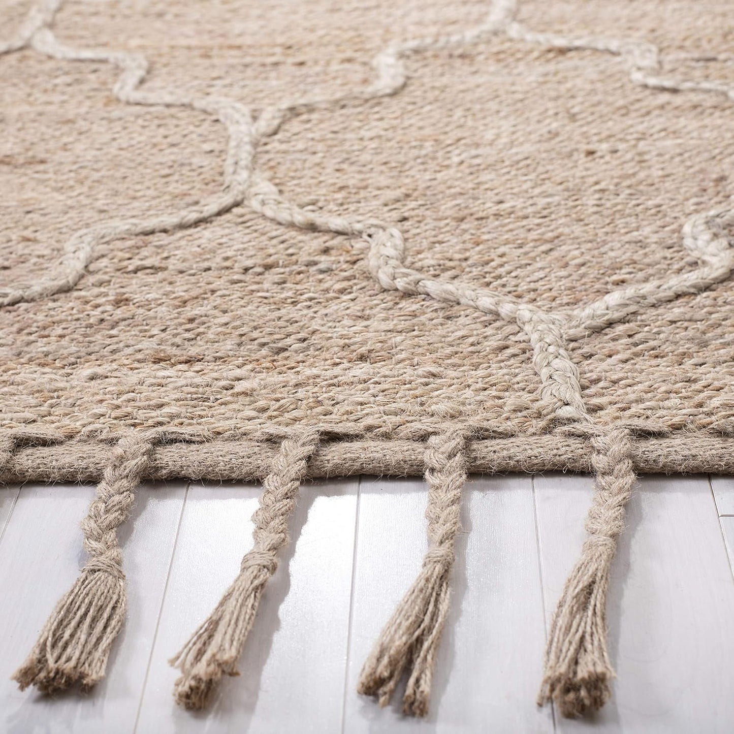 Alfombra decorativa rústica geométrica marroquí 2'3x4