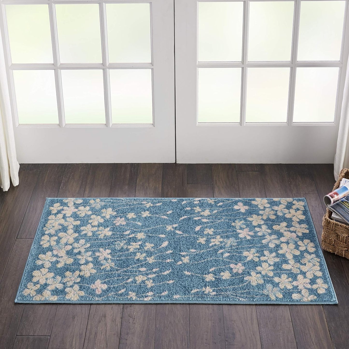 Alfombra turquesa 2x4ft dormitorio sala comedor cocina