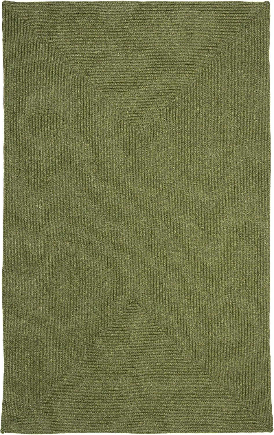 Alfombra lavable exterior 6x9ft verde reversible no pelusa
