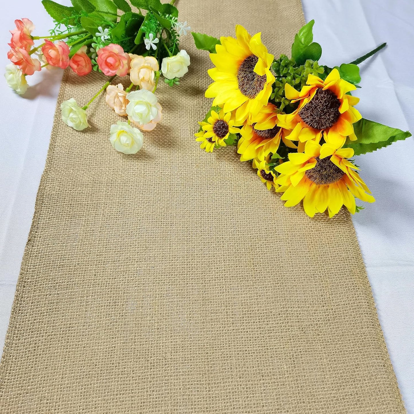 Mesa Yute Natural 12x120pulg Decoración Boda