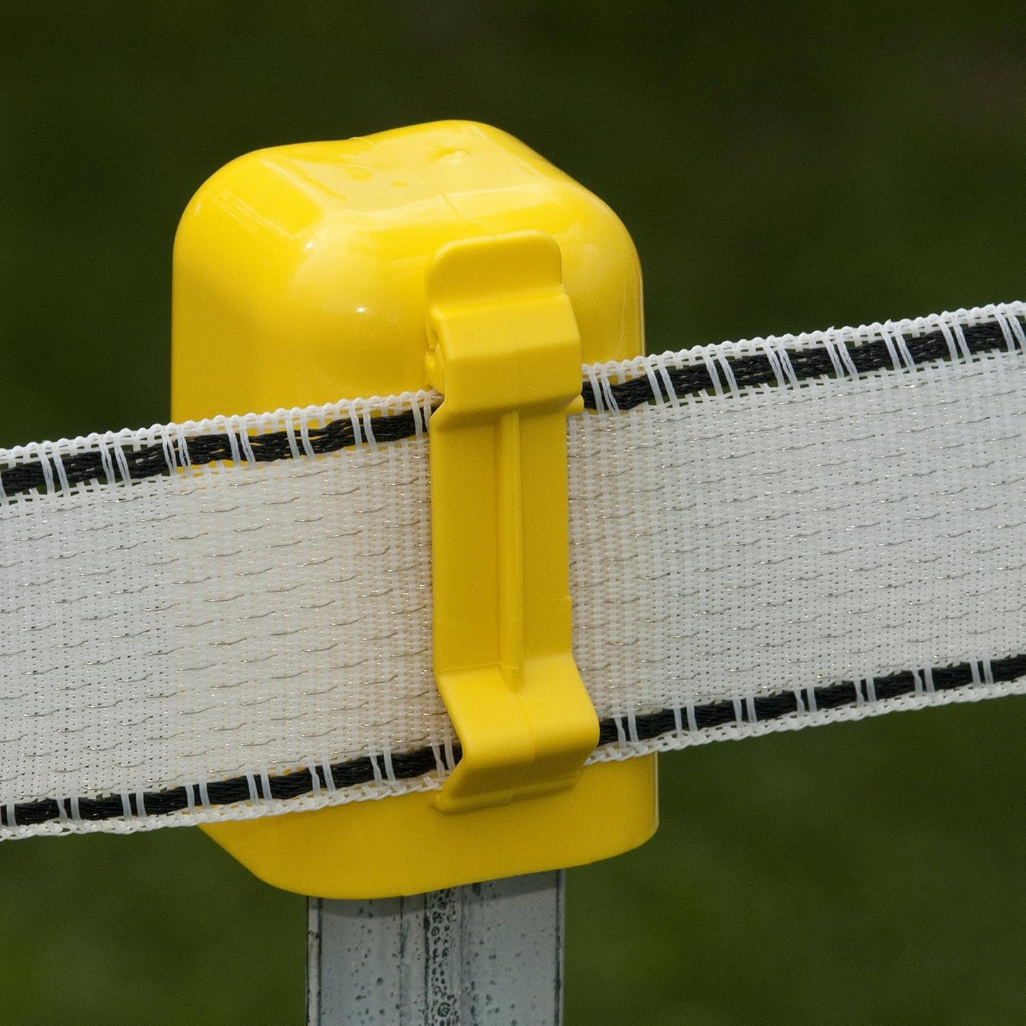 Tapa seguridad aislador T-Post 10 pzas amarillo
