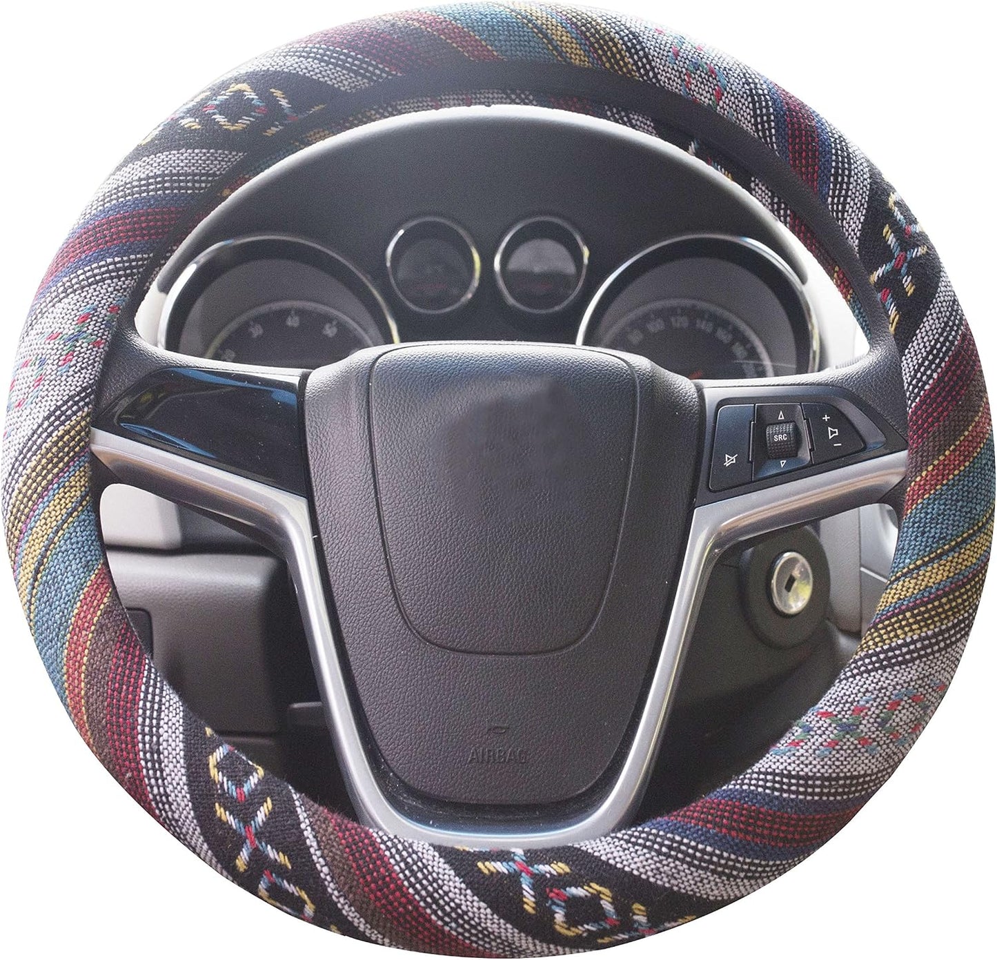 Funda volante tela lino antiderrap 14''-14.25''