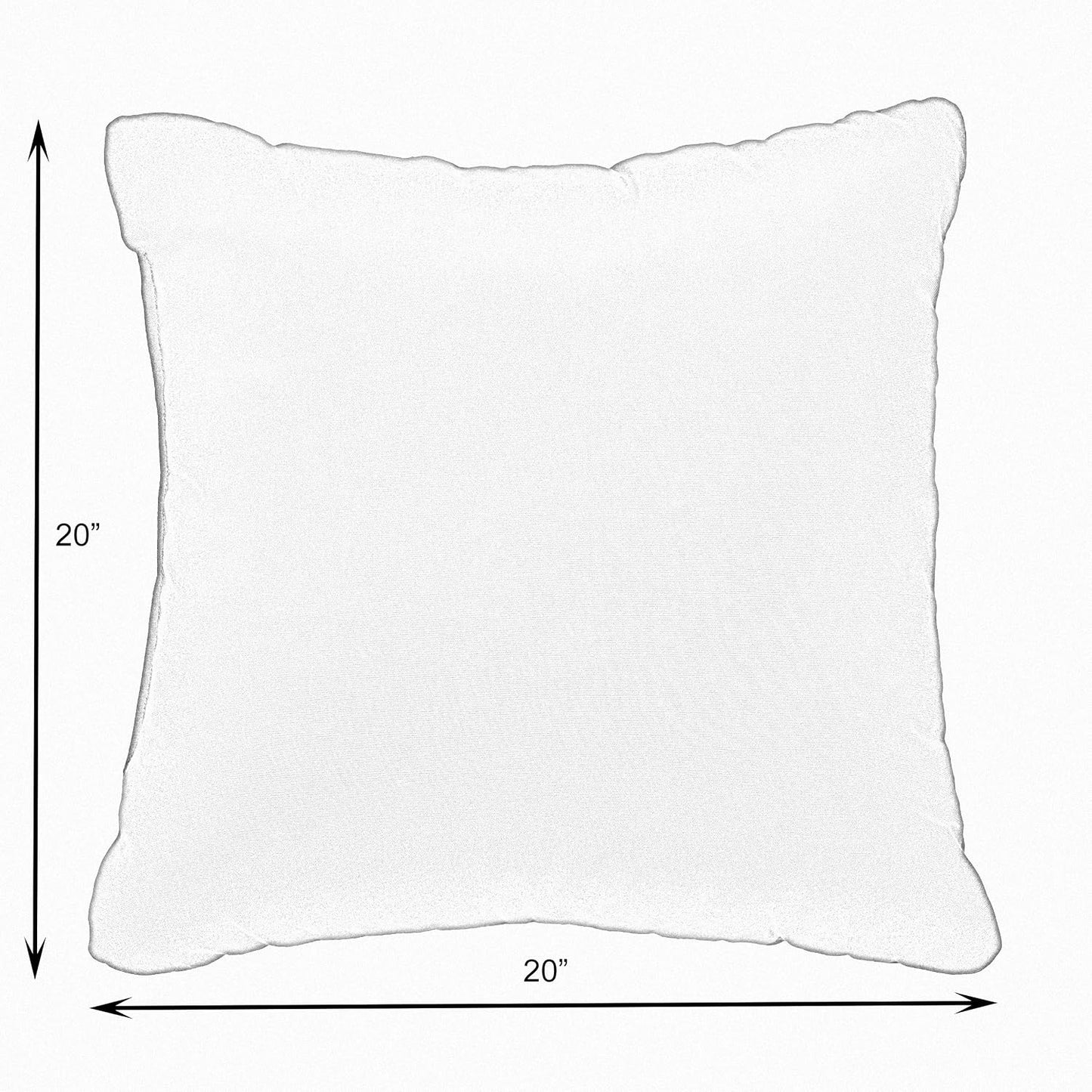 2 Pzas Almohadas Sunbrella 20x20" Rayas Rojas/Marrones