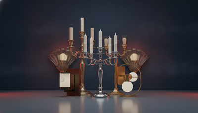 Candelabros y Lámparas de Pared