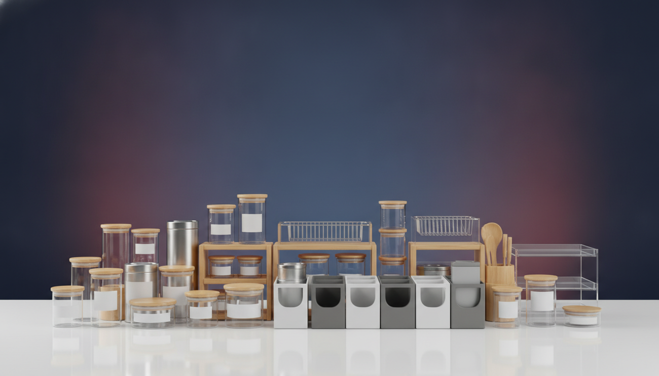 Juegos de Almacenamiento y Organización de Cocina