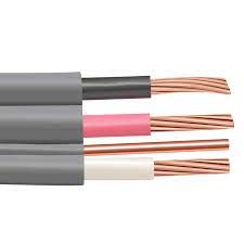 Cable UF-B 8/3 alimentador subterráneo 100pies