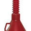 Embudo doble tapa rojo oscuro 1-2/3qt
