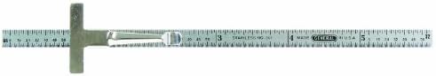 Regla acero inox 301/1 6pulg x 1/4pulg cromo