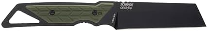 Cuchilla acero 3CR13 recubierta óxido negro con funda