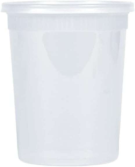 Recipientes plástico almacenamiento 32oz 8uds herméticos