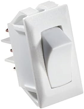 Interruptor basculante SPDT 10A eléctrico DC blanco