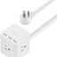 Cubo alimentación 6 tomas 3 USB-A 5ft resistente para hogar oficina
