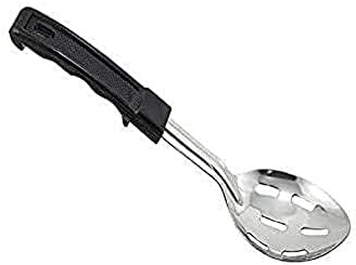 Cuchara acero inox ranurada 11pulg NSF