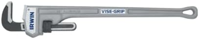 Llave de tubo aluminio 5pulg 36pulg gris
